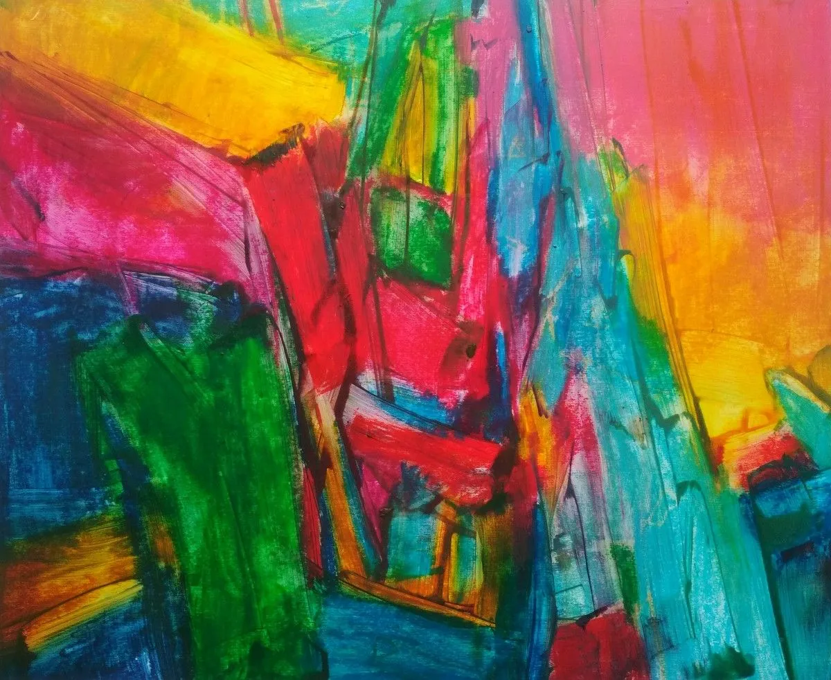 Bazaar II, artwork by Abhishek Kumar