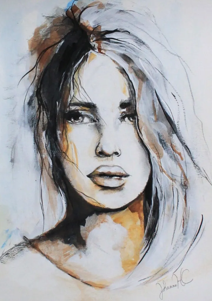 Claire, œuvre de Johanne Hebert Coulombe