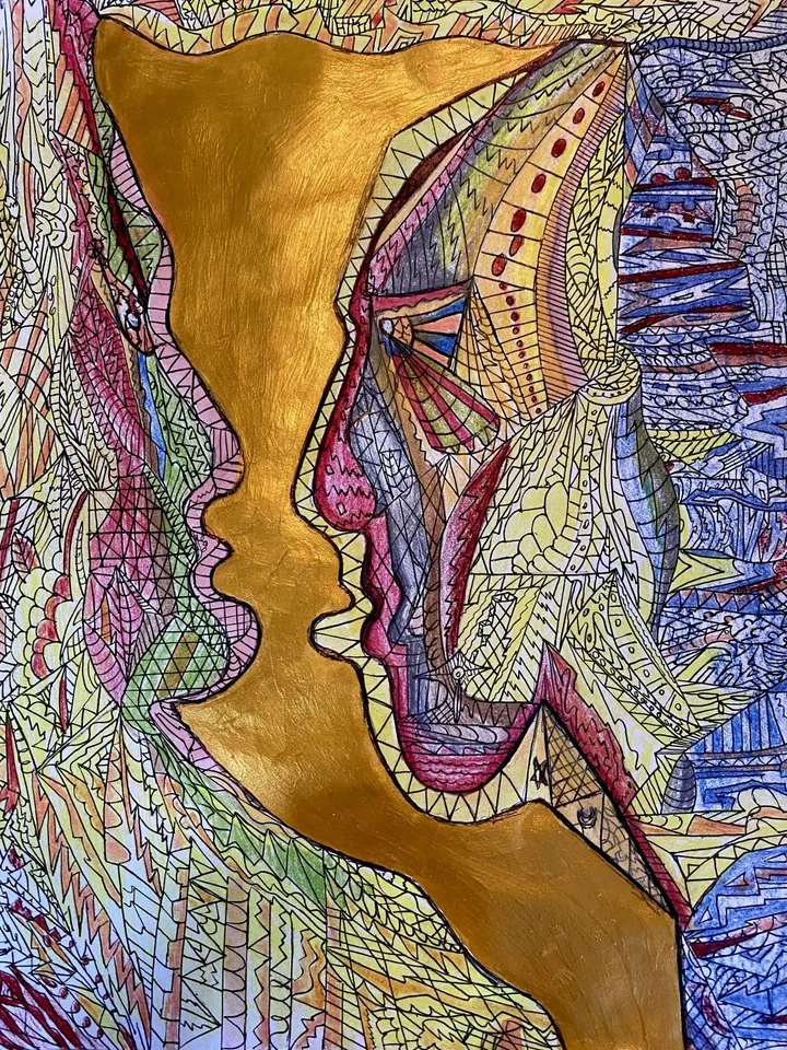Discussion, artwork by Denis Roucau