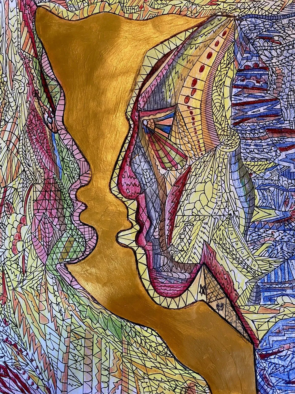 Discussion, artwork by Denis Roucau