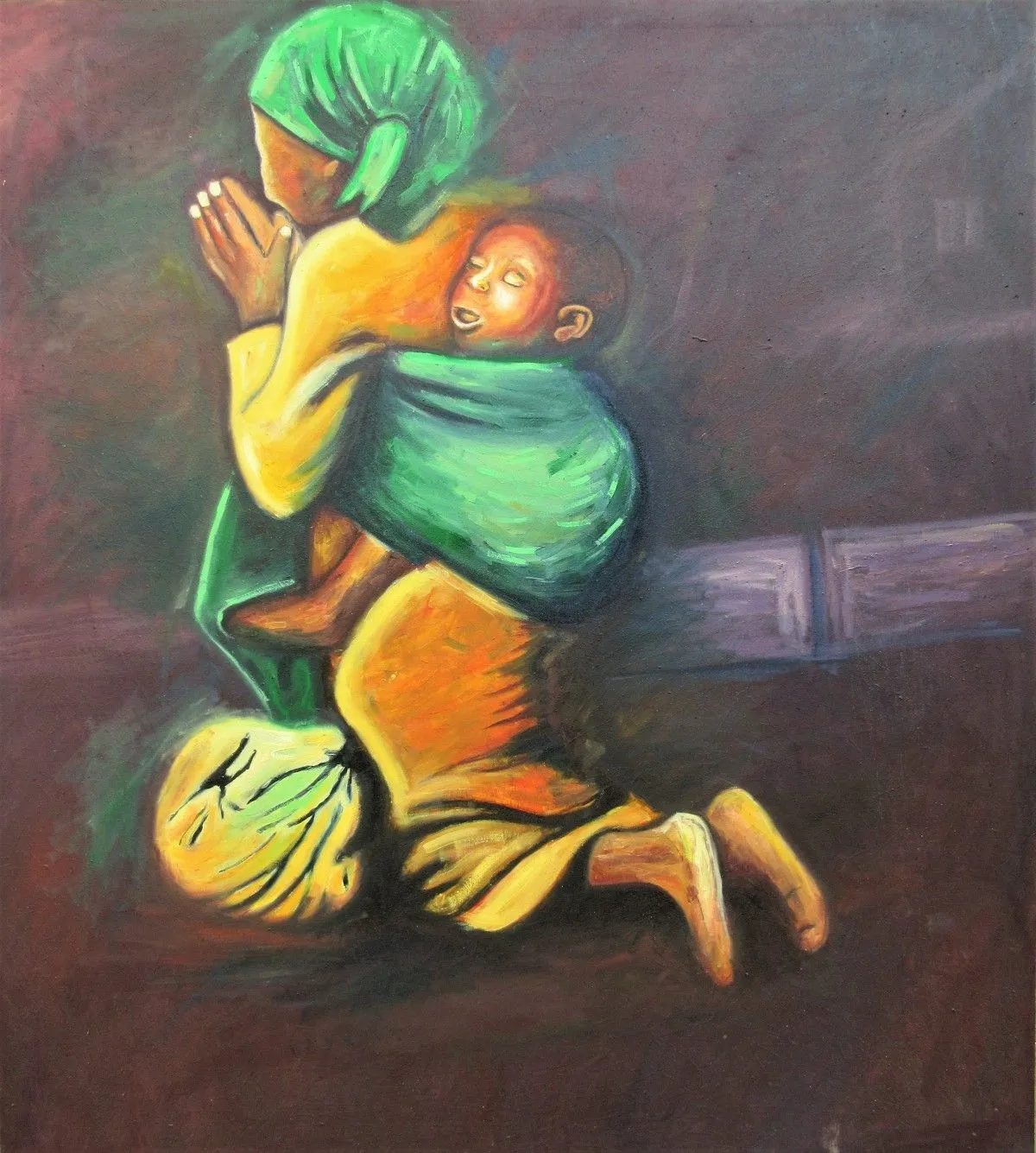 DE NJE (My Mother), œuvre de Luka Chohu
