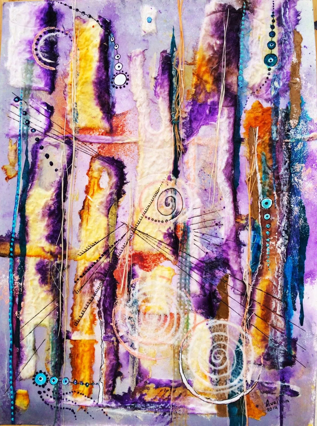 Spiral dreams, artwork by Avelina Da Silveira