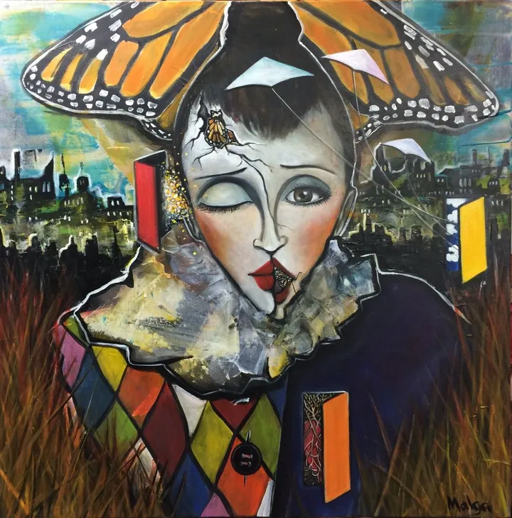 Porcelaine, artwork by Malga Art
