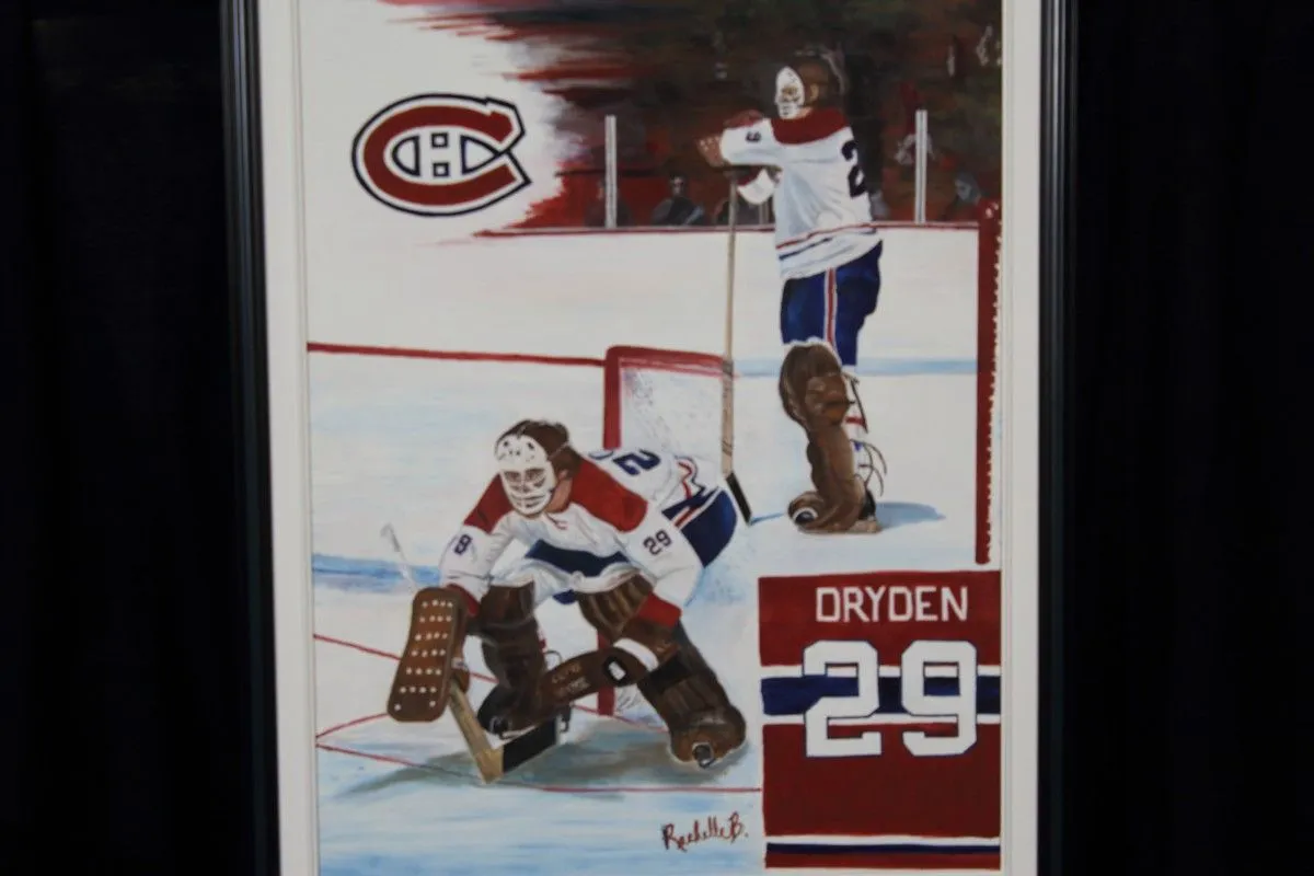Ken Dryden, œuvre de Rachelle Beaudry