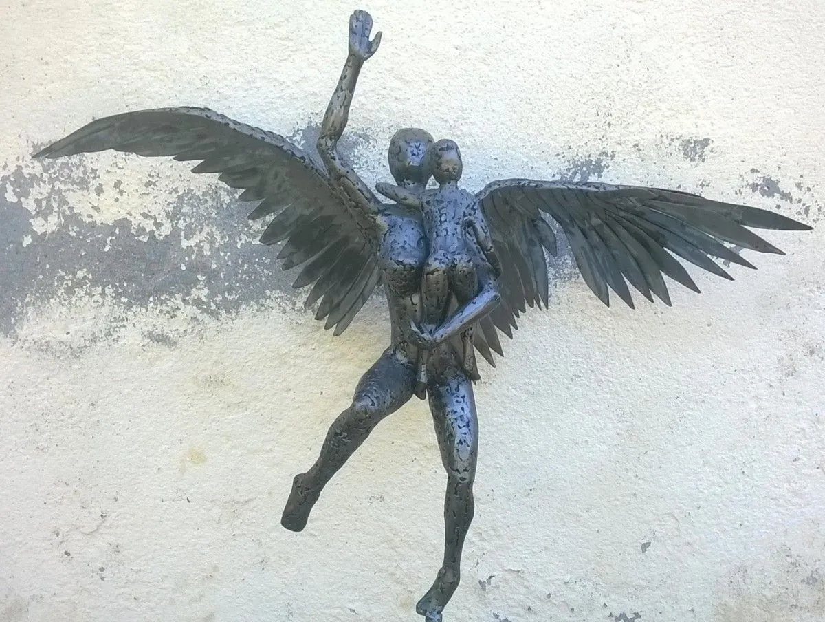 l'ange (Marie et Abel), artwork by Pascal Hollemaert