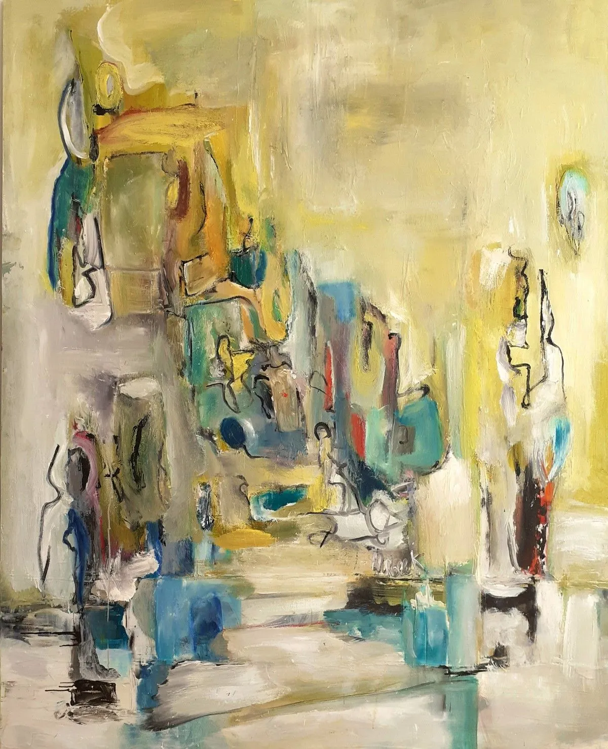 People in the park, œuvre de Alexandra Verbeek