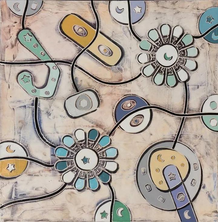Sfere in movimento, artwork by Andrea Benetti