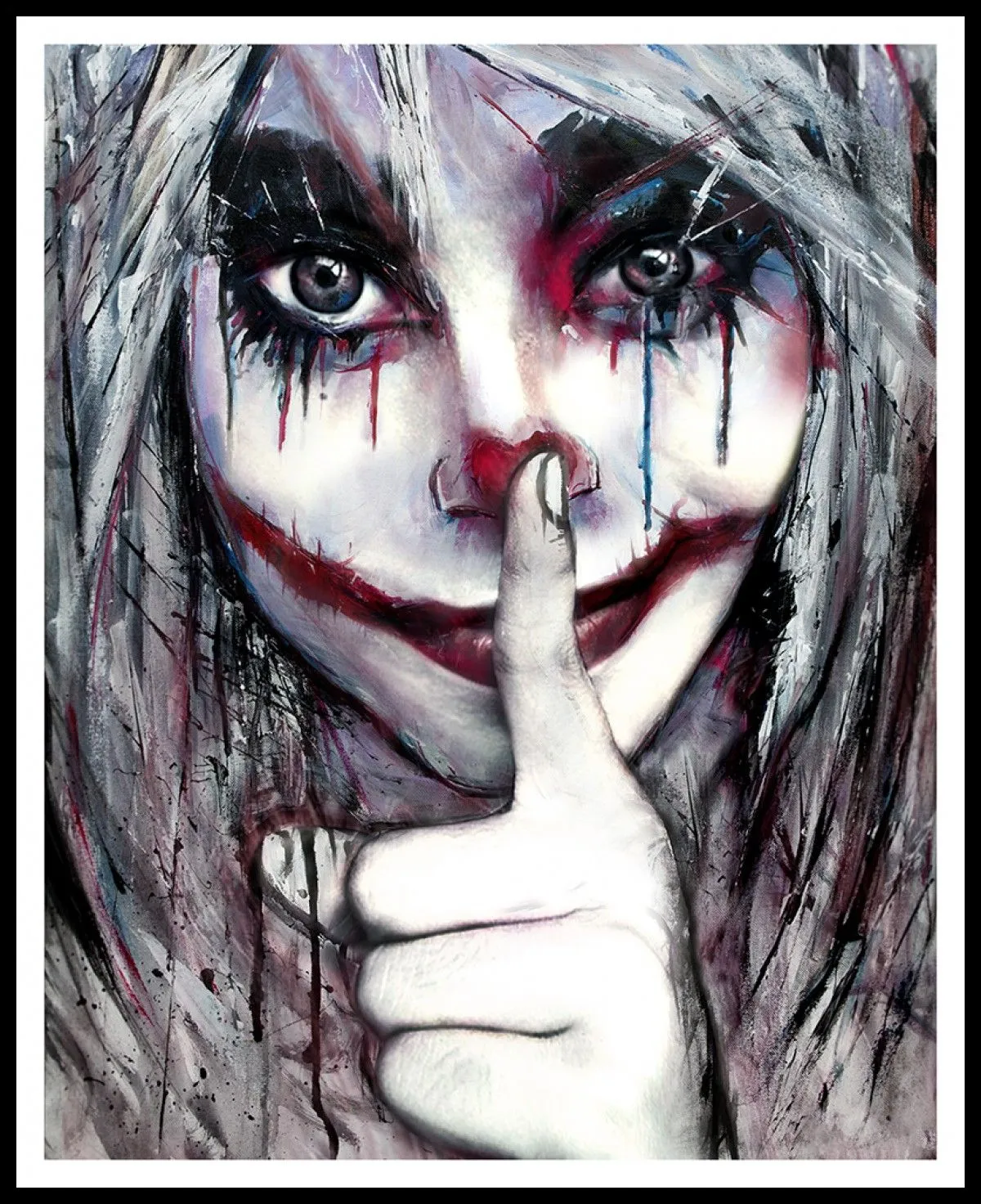 Joker woman -Anna Marija Bulka, artwork by Anna Marija Bulka