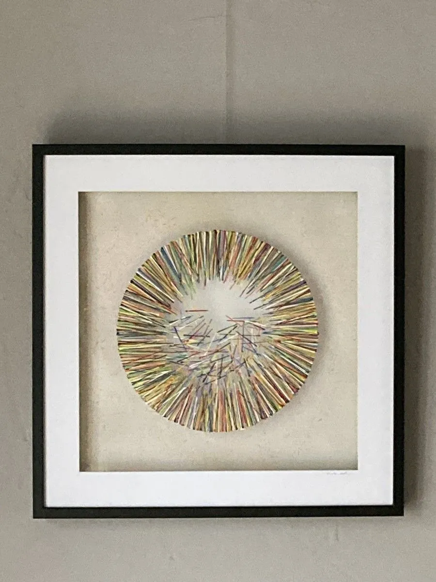 Mikado 4, œuvre de Rita Vandenherrewegen