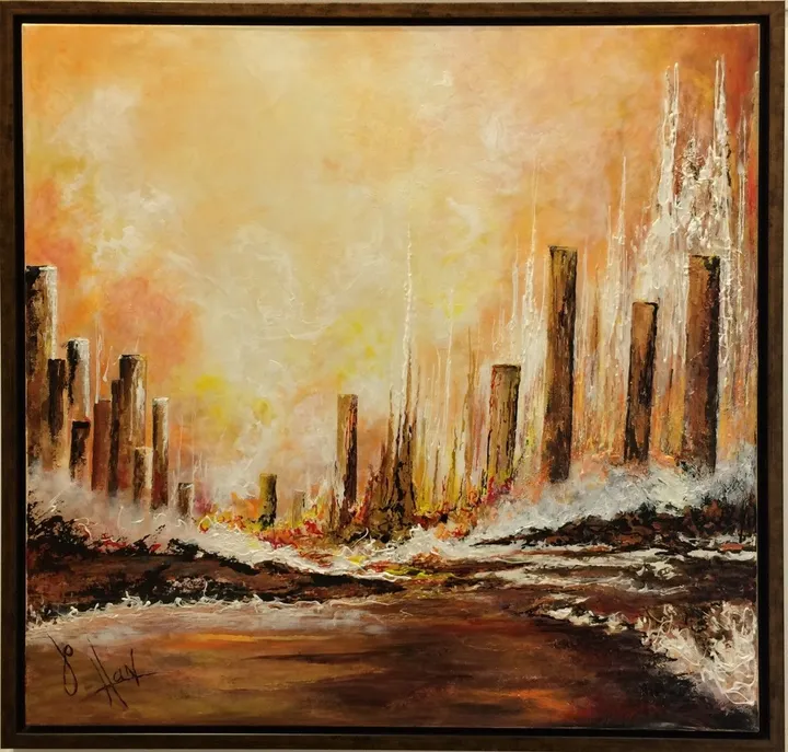 L,incendiaire, artwork by Johanne Dupont