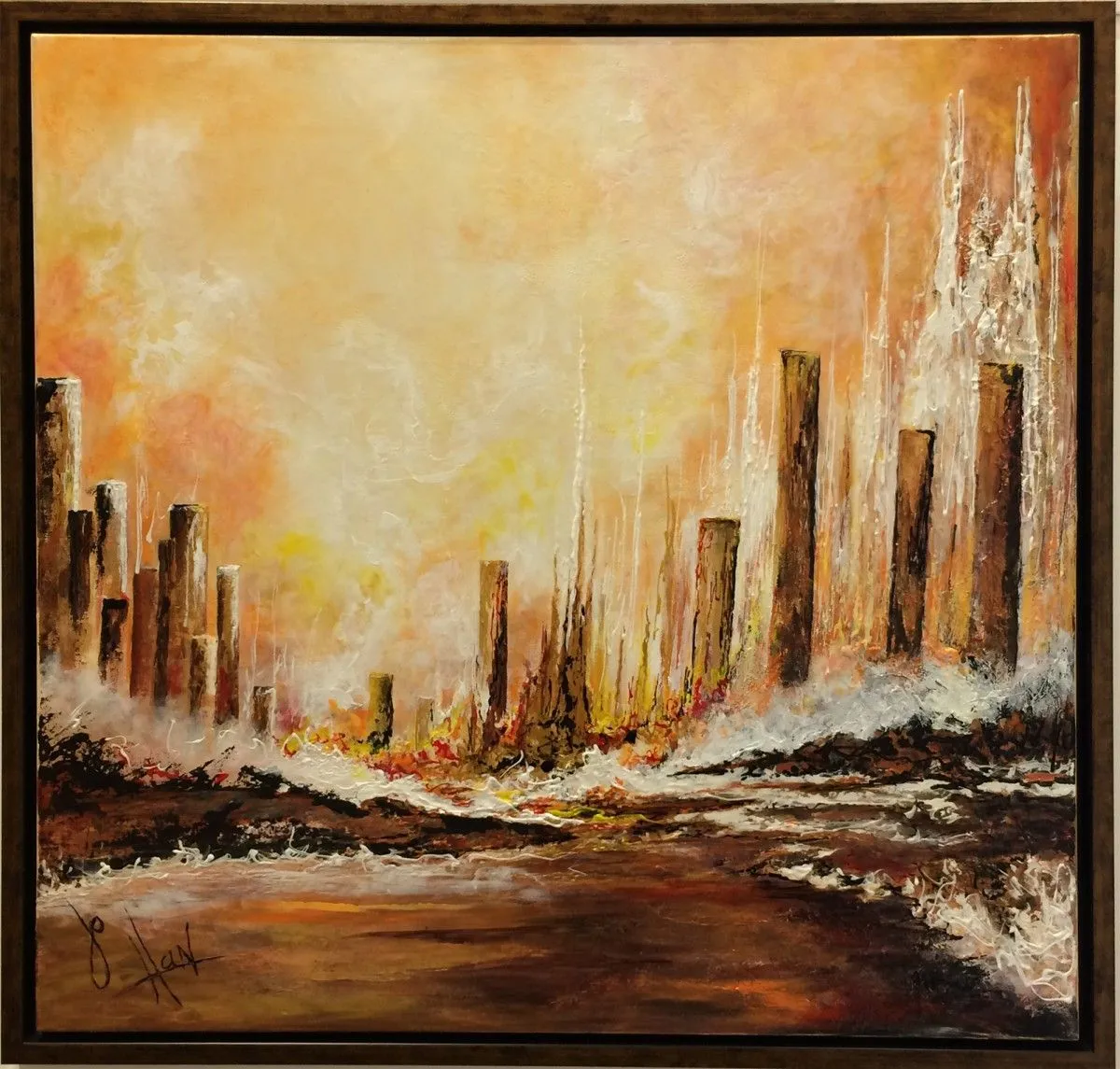 L,incendiaire, artwork by Johanne Dupont