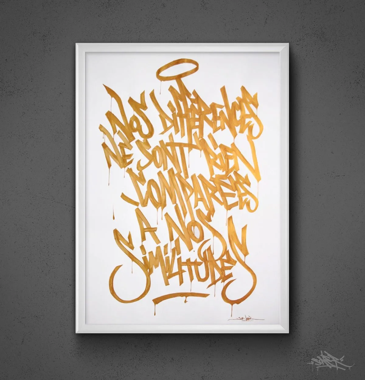 CALIGRAFITIZM#4, œuvre de David SONER