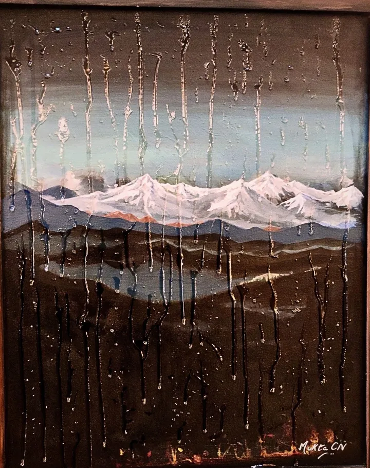 Mountain Range, œuvre de Mukta C N