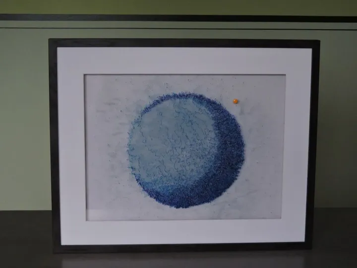 "Cosmos", artwork by Rita Vandenherrewegen