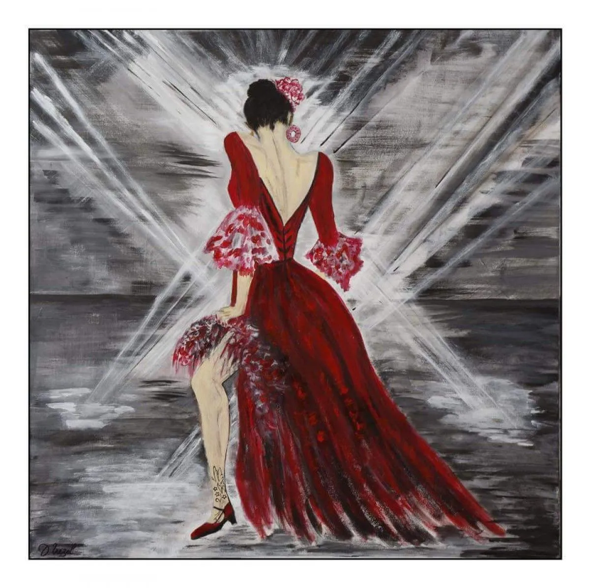 Rouge tango, artwork by Dominique Trezel