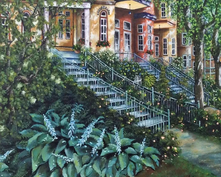 Jardin de ville, œuvre de Michel Cantin