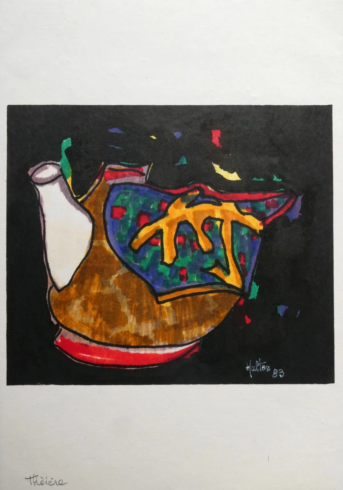 Théière, œuvre de Alain HALTER