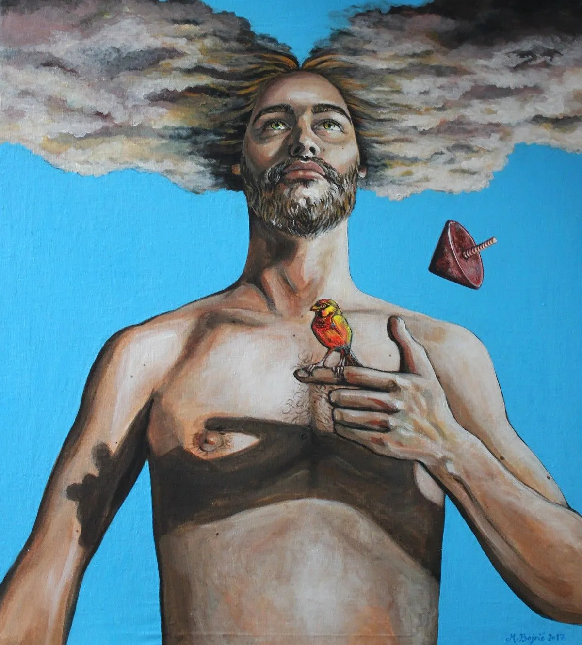 Symbol of the element AIR, artwork by Maja Bajri?
