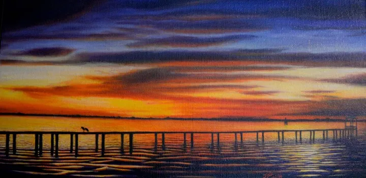 "Edison's Dock", œuvre de Julie Griffin