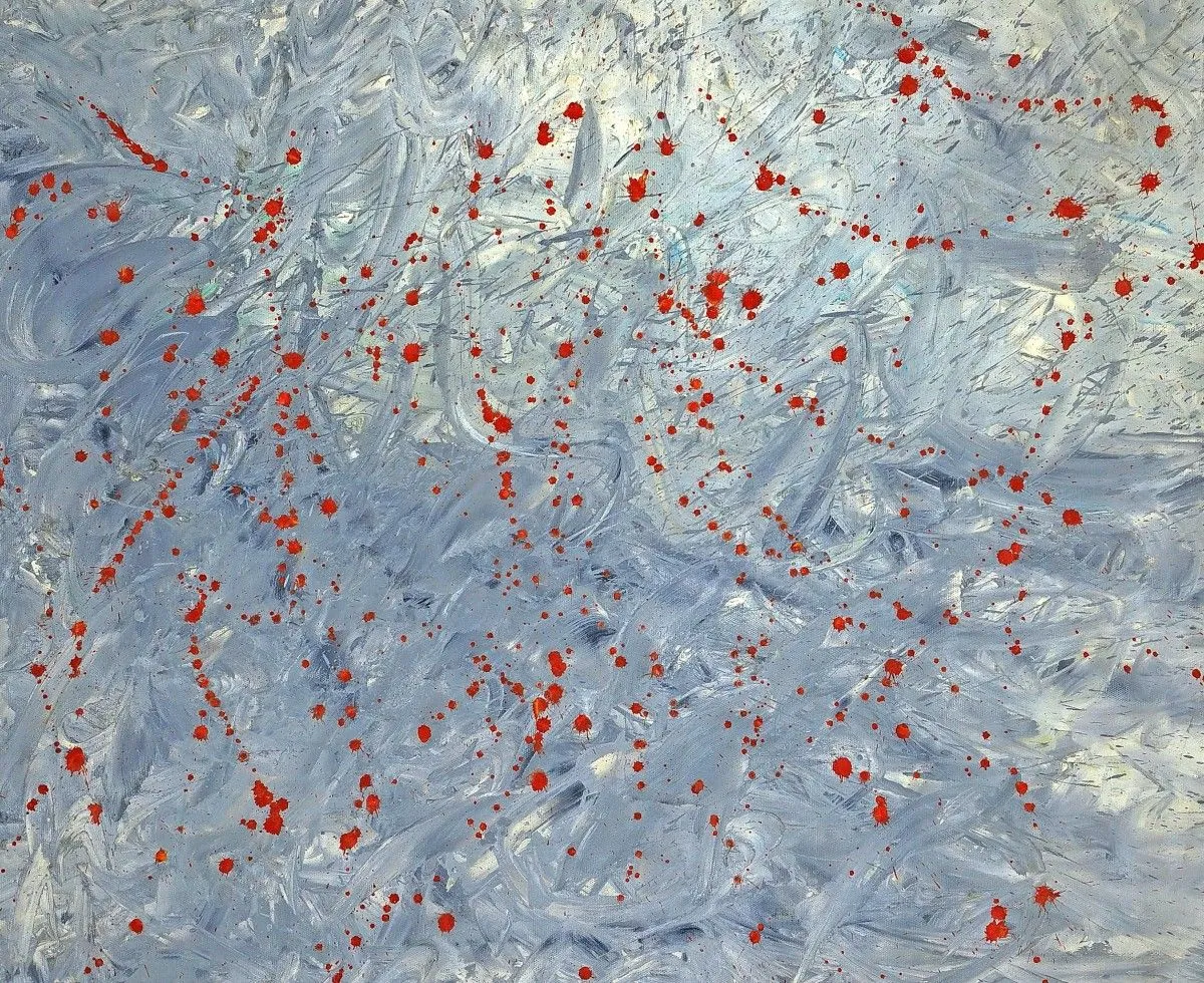 Orange Breeze, artwork by Ali AlEzzi