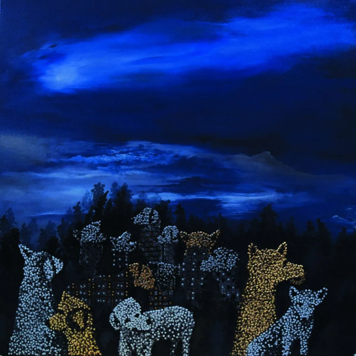 Animalscape, artwork by preksha jain