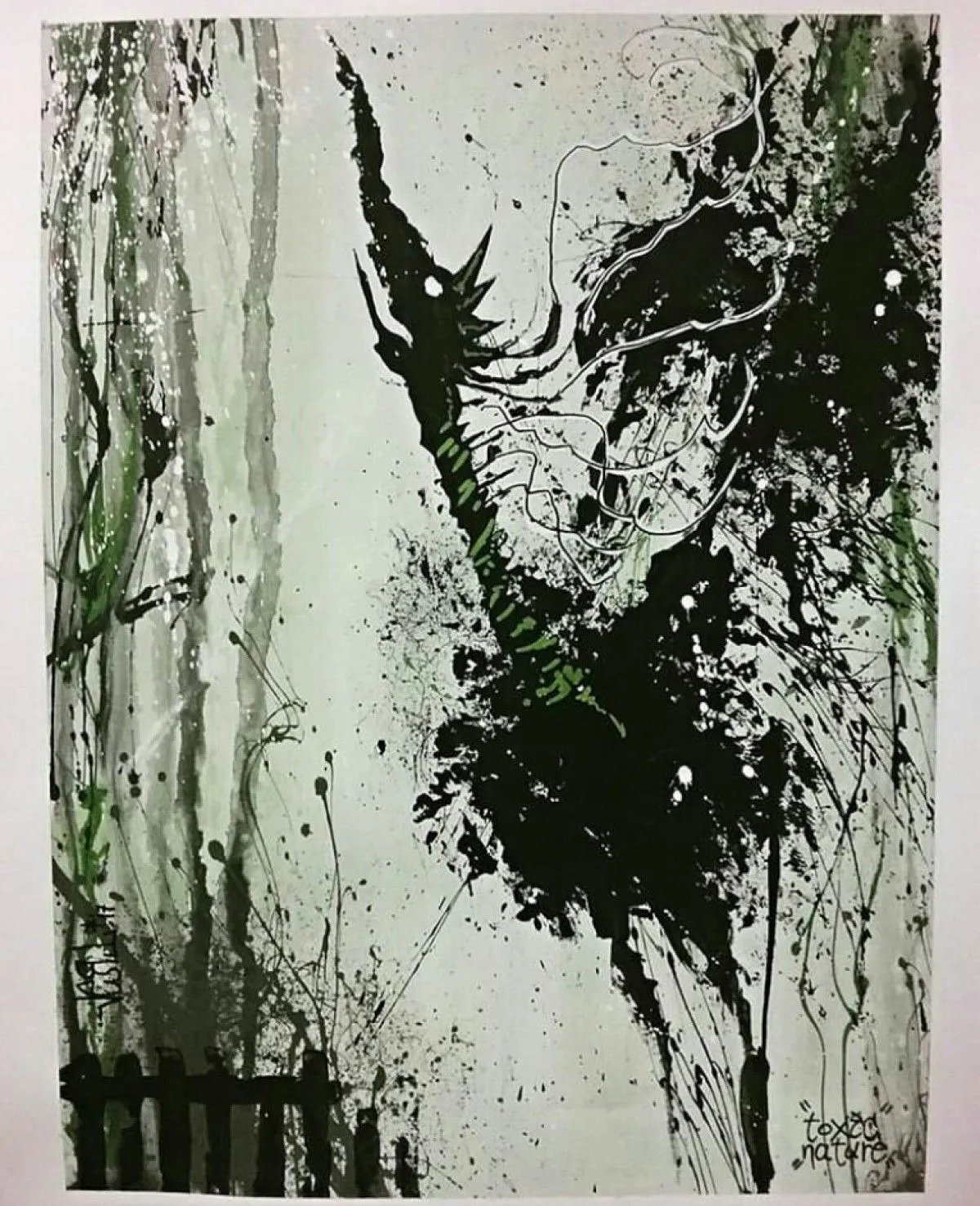 Toxic Nature 2, œuvre de vert vert
