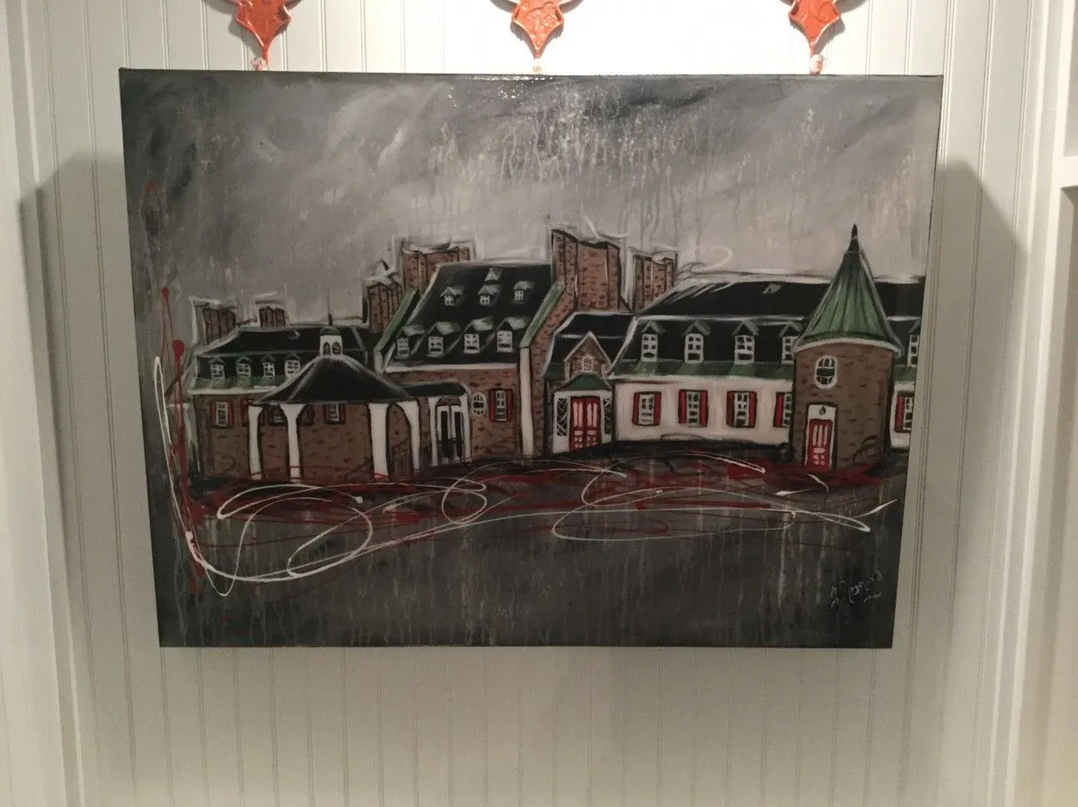 Le Chaleureux Manoir !, artwork by Joannie Raymond