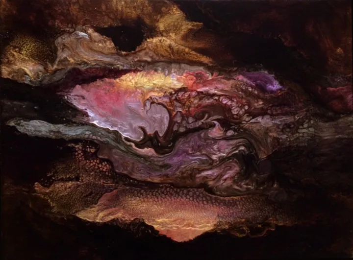 Le serpent des ténèbres, artwork by Nathalie Dupuis