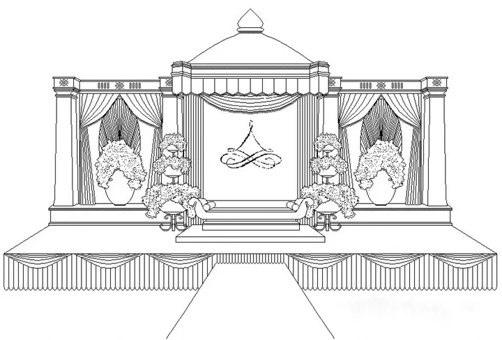 Wedding Stage Design, œuvre de Jade Jabson