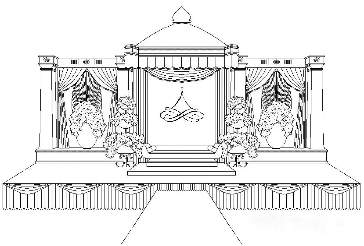Wedding Stage Design, œuvre de Jade Jabson
