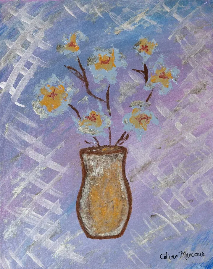 Fleurs d'amitié, œuvre de Céline Marcoux