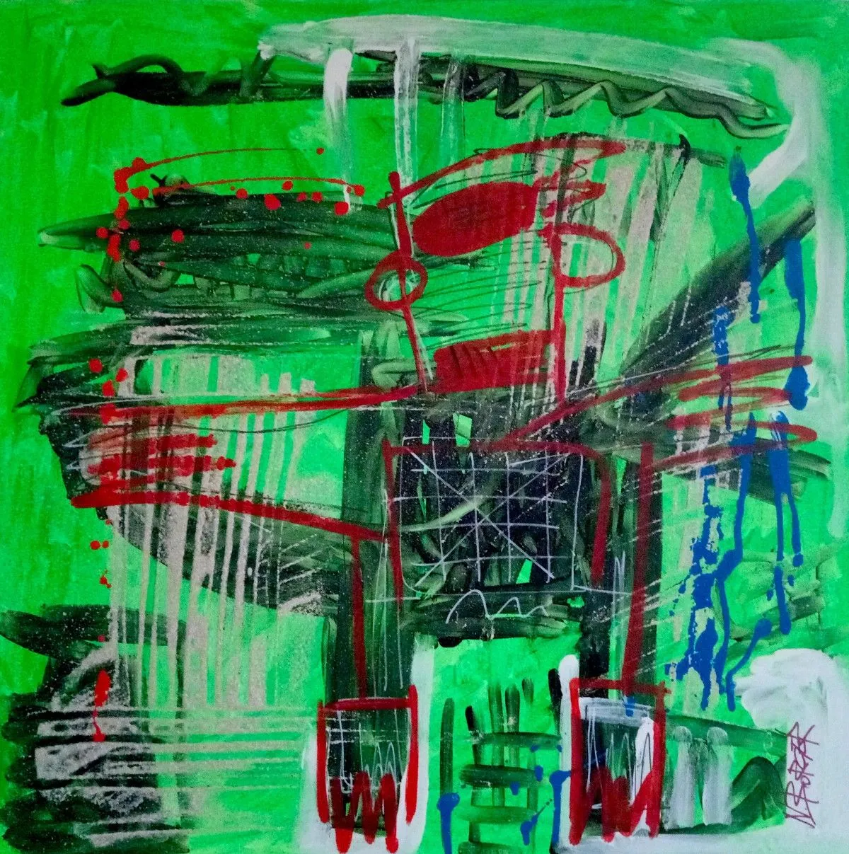 Green Angel, artwork by Noah Borger