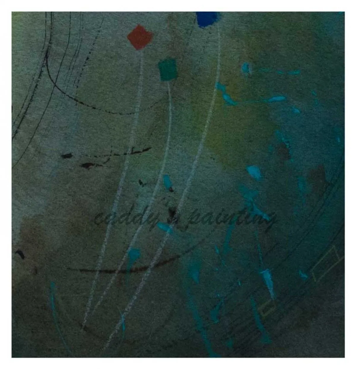 Sans titre - turquoise, œuvre de Carole Mercier