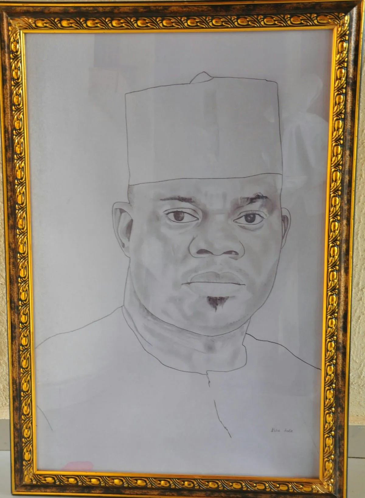 GOV. YAHAYA BELLO BY PEHE PMS, œuvre de Onimisi Omonowo