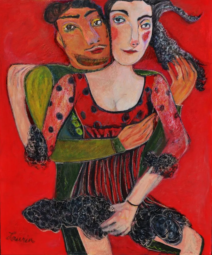 Danse lascive, œuvre de Nicole Laurin