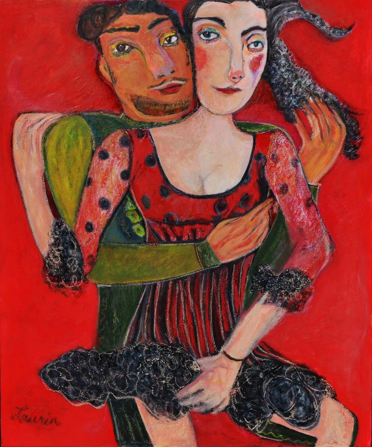 Danse lascive, artwork by Nicole Laurin