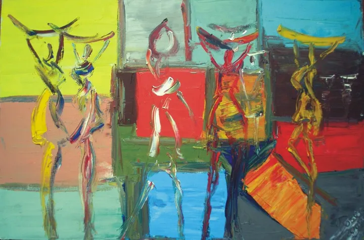 The stream, artwork by Akpan Usoroh