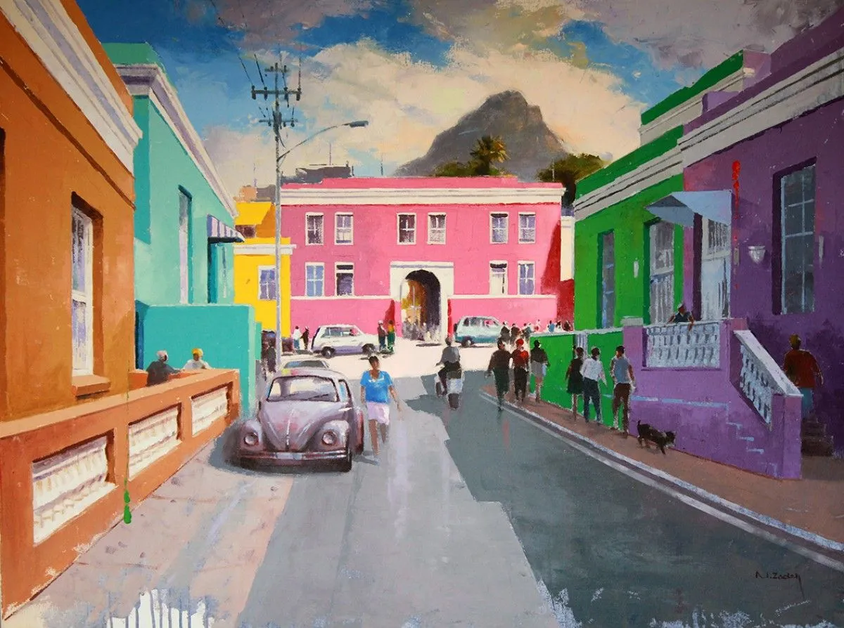 Bo-kaap, cape town, œuvre de Nasser Zadeh