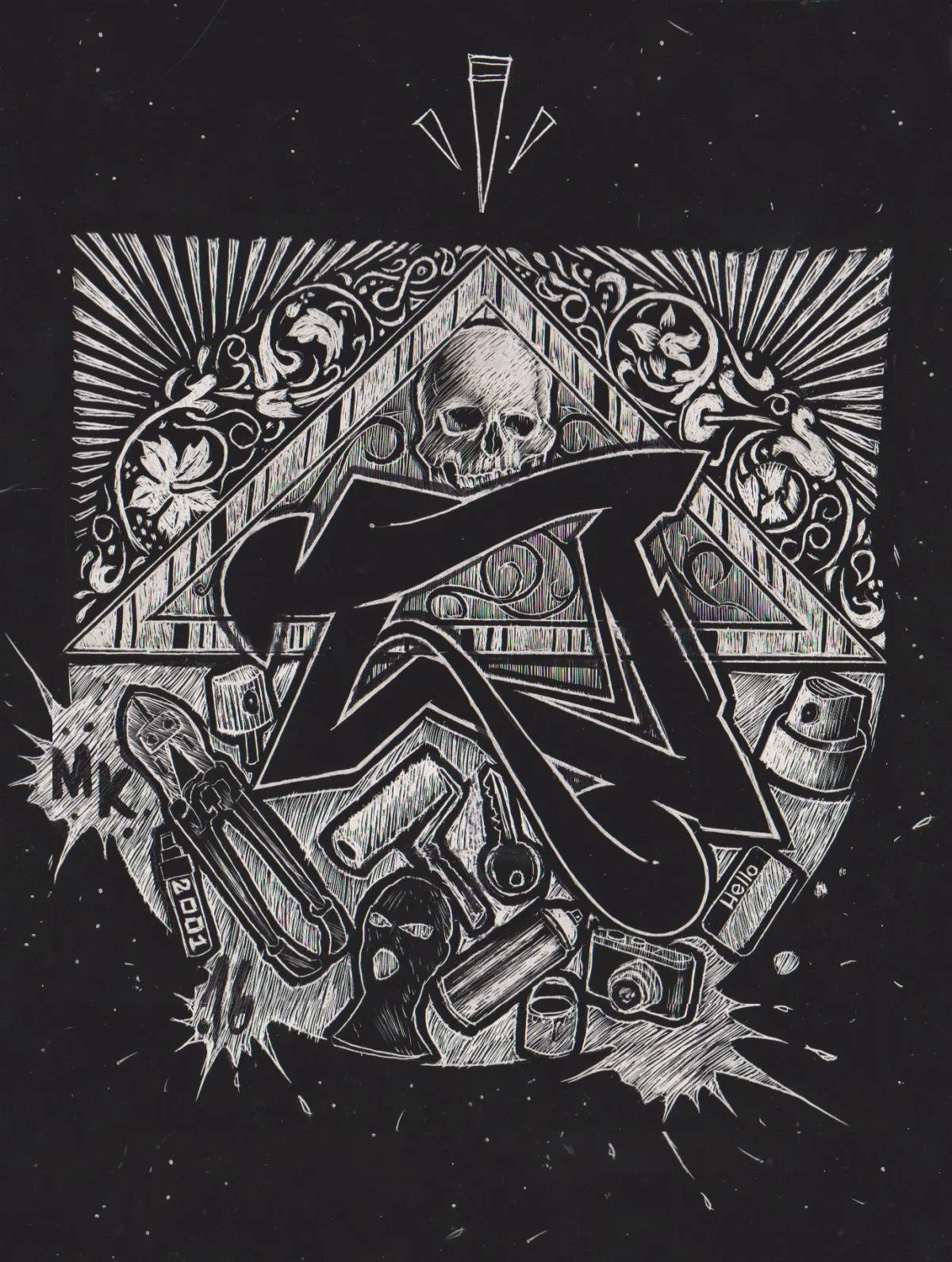 Q, artwork by Jordi Buko