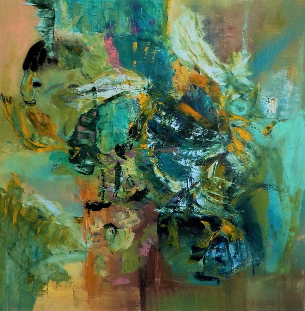 LA CLAIRIERE DIVINE, œuvre de FREDERIQUE CANTAIS