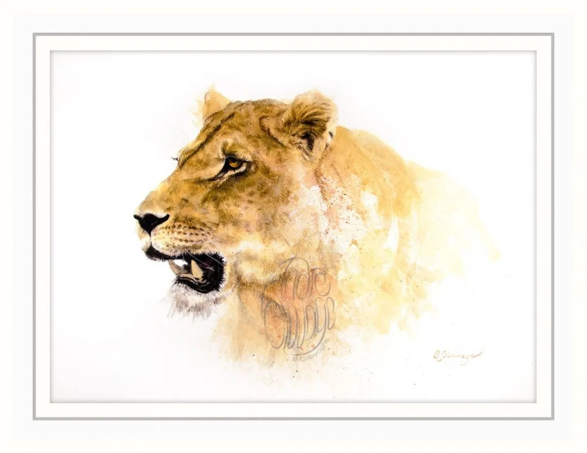 Lioness, artwork by Andre Olwage