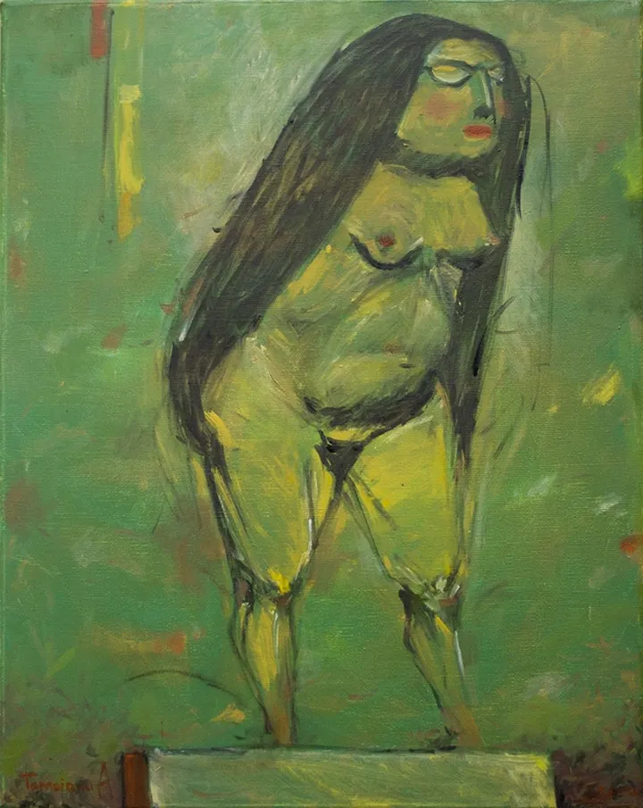 Nude model, œuvre de Anatolii TOMOIANU