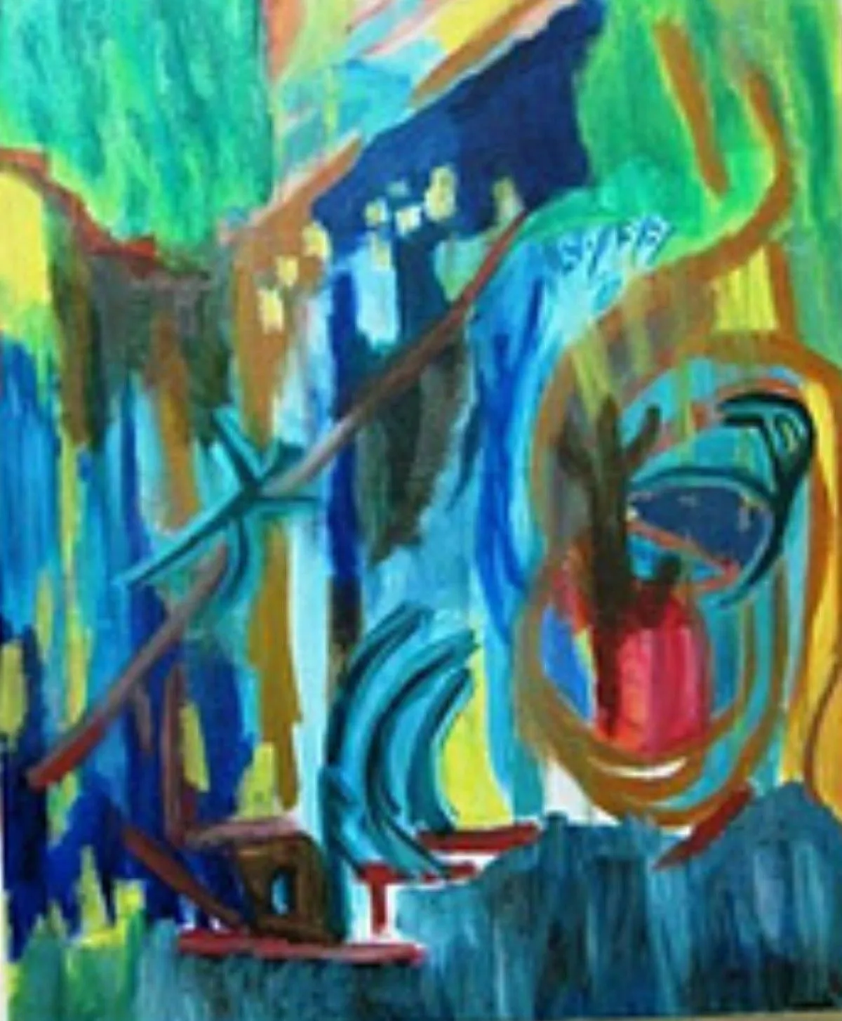 La vie en mouvements, artwork by Berra'S ART