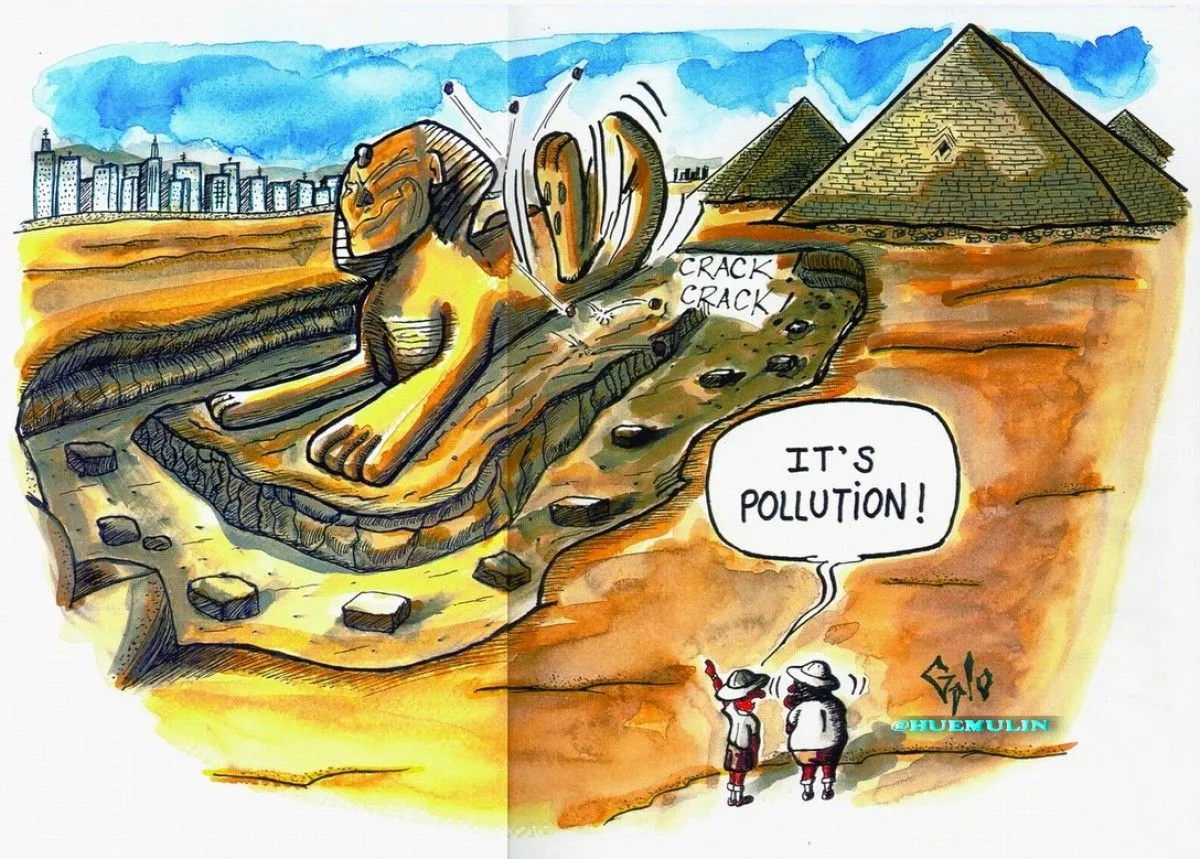 POLLUTION, œuvre de jaime huerta @huemulin
