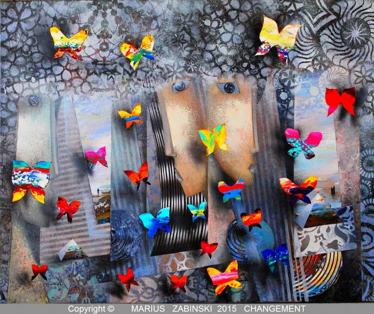 CHANGEMENT, artwork by MARIUS ZABINSKI