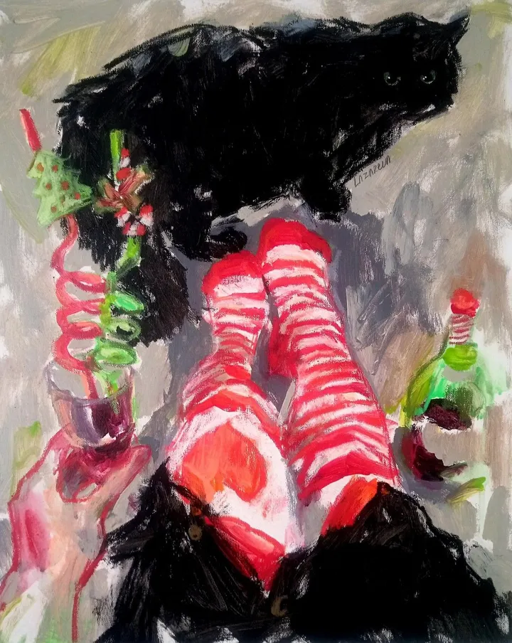 Christmas mulled wine, œuvre de Valerie Lazareva