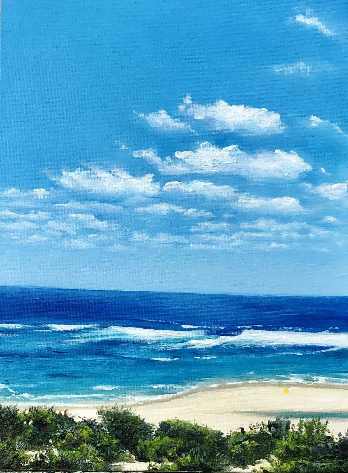 Bazaruto: Yellow dot, œuvre de Theresa Cooper