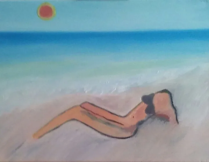 Living the beach, œuvre de Stankevicaite .