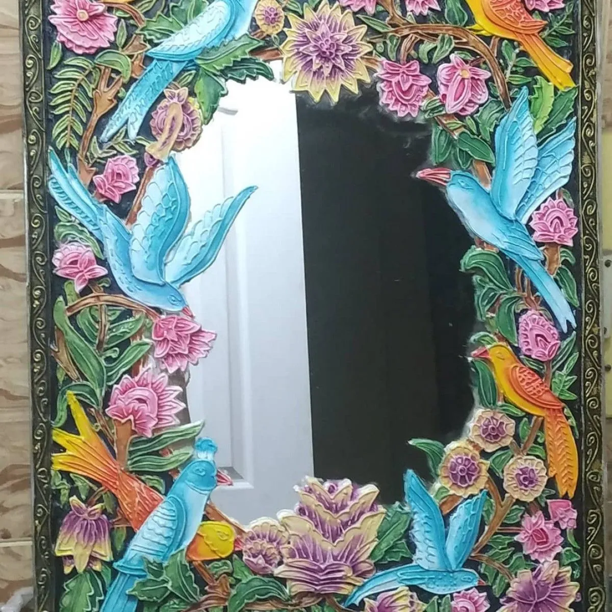 Pursian art,on mirror, artwork by Bharati Bharati