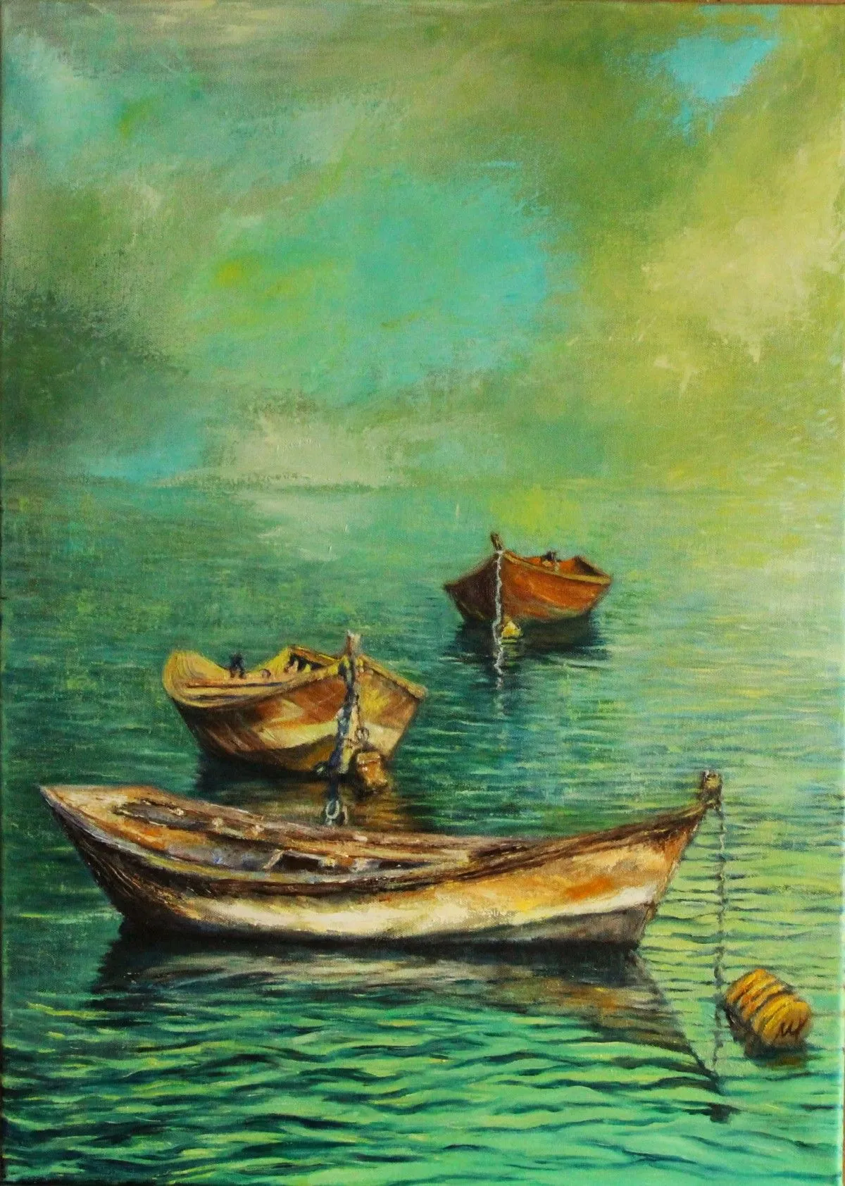 The Boats, œuvre de Marina Tregubova